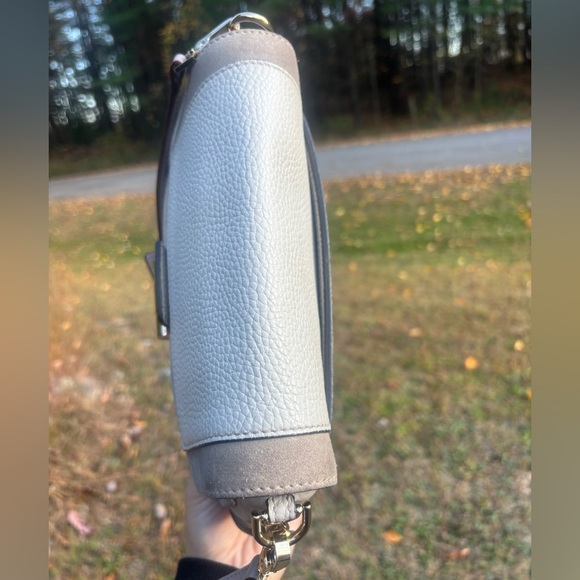 Furla Crossbody Bag in Gray and Cream - Picture 13 of 15